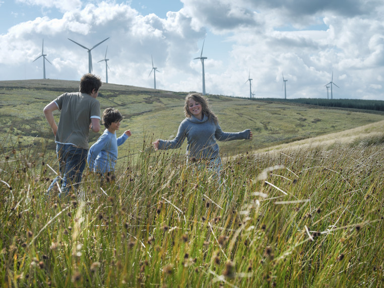 family-field-windmill